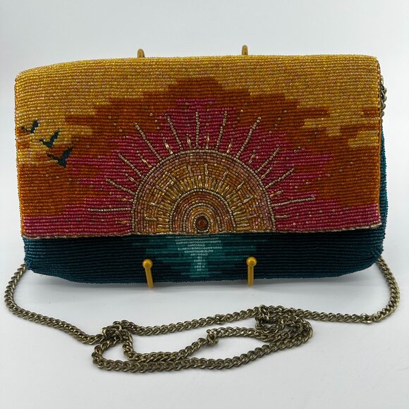 Mary Frances Embrace the Dawn Handmade Beaded Clutch - Picture 1 of 7